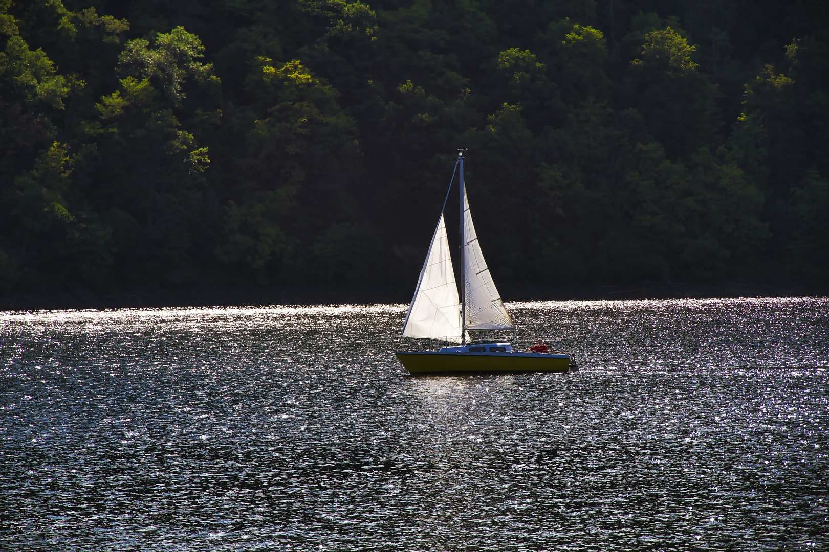 Segeln auf dem "Silbersee"