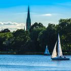 Segeln auf der Außenalster