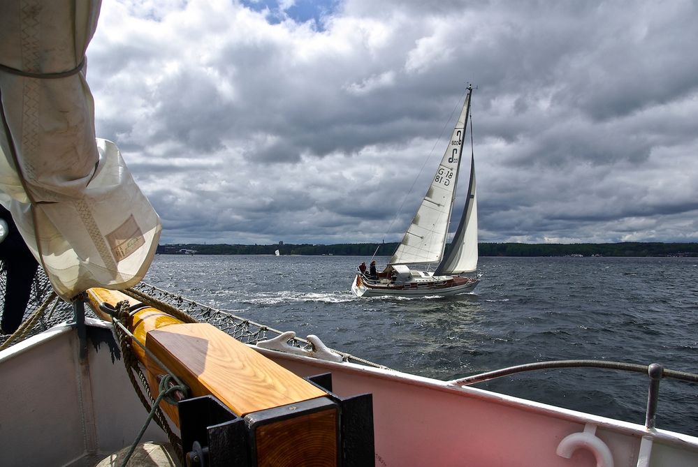 Segeln auf der Förde von Andreas Ingwersen 