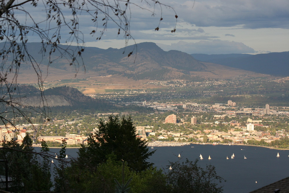 Segeln auf Okanagan Lake