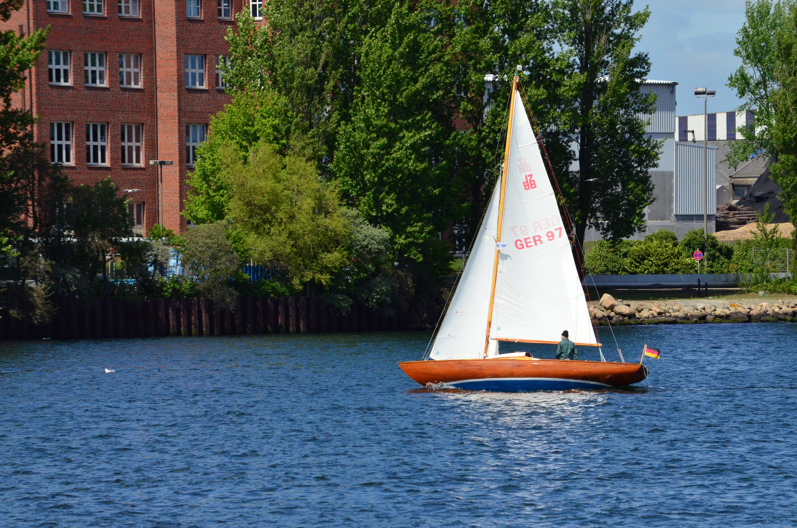 Segeln im Flensburger Hafen