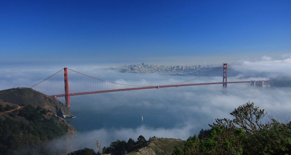 Segeln im Nebel - Golden Gate