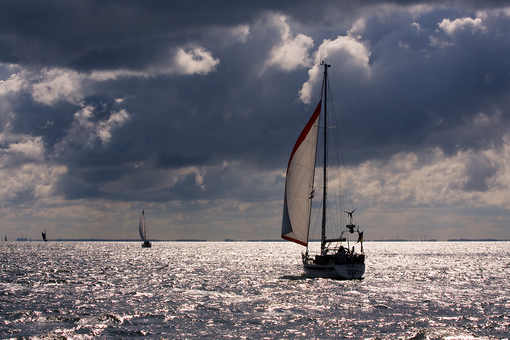 Segeln in den Morgen