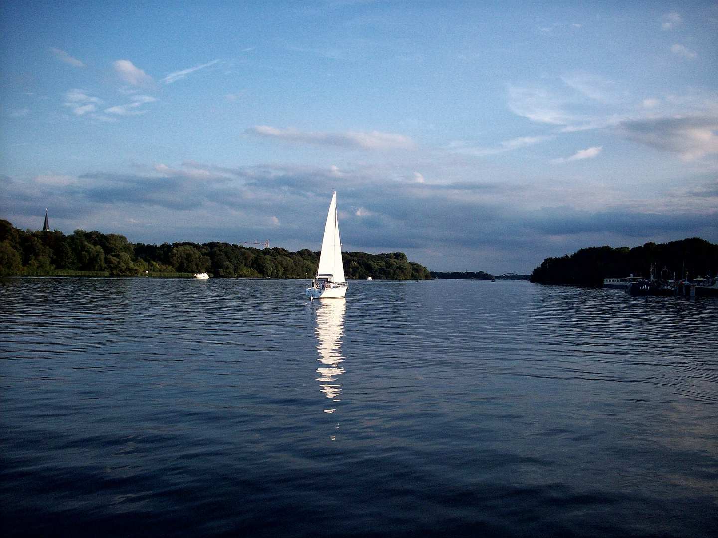 Segeln in der Abendsonne