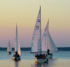 Segeln in der Abendsonne