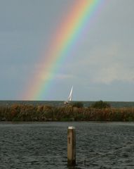 Segeln unterm Regenbogen