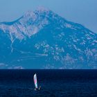 Segeln vor dem Berg