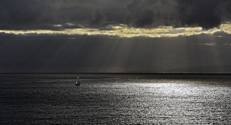 Segeln vor der Küste Madeiras....