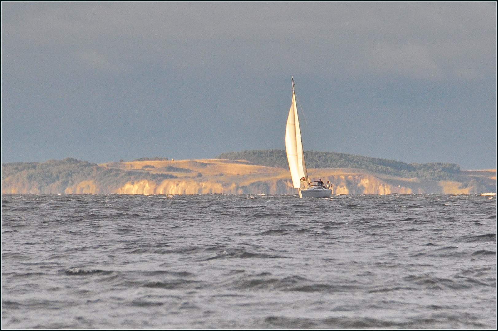 Segeln vor der Südspitze der Insel Rügen