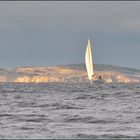 Segeln vor der Südspitze der Insel Rügen