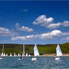 Segelregatta auf dem Biggesee