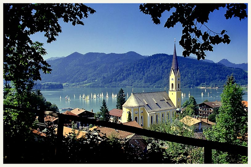 Segelregatta auf dem Schliersee