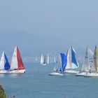 Segelregatta vor Antibes