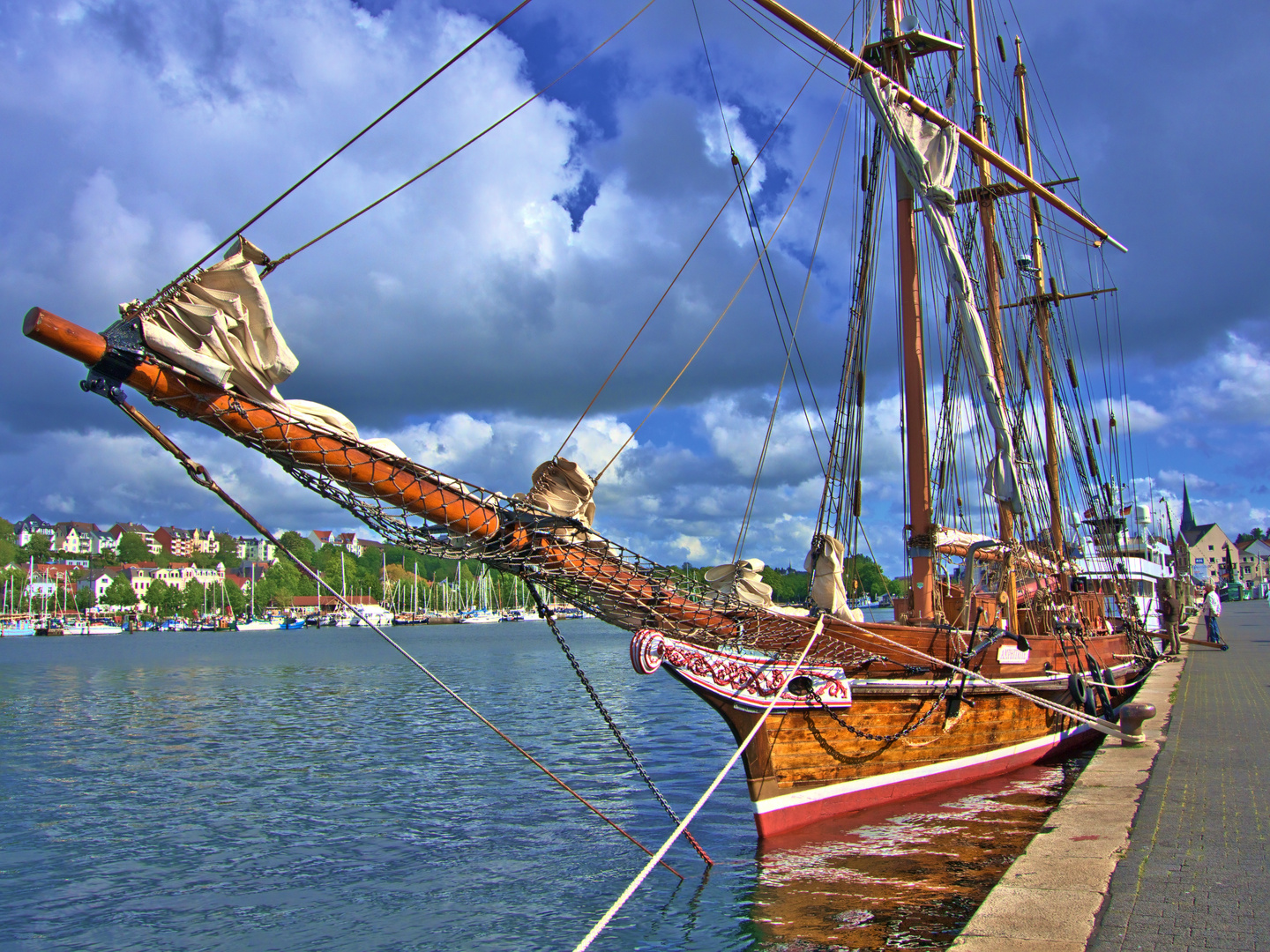 Segelschiff 2 Flensburghafen