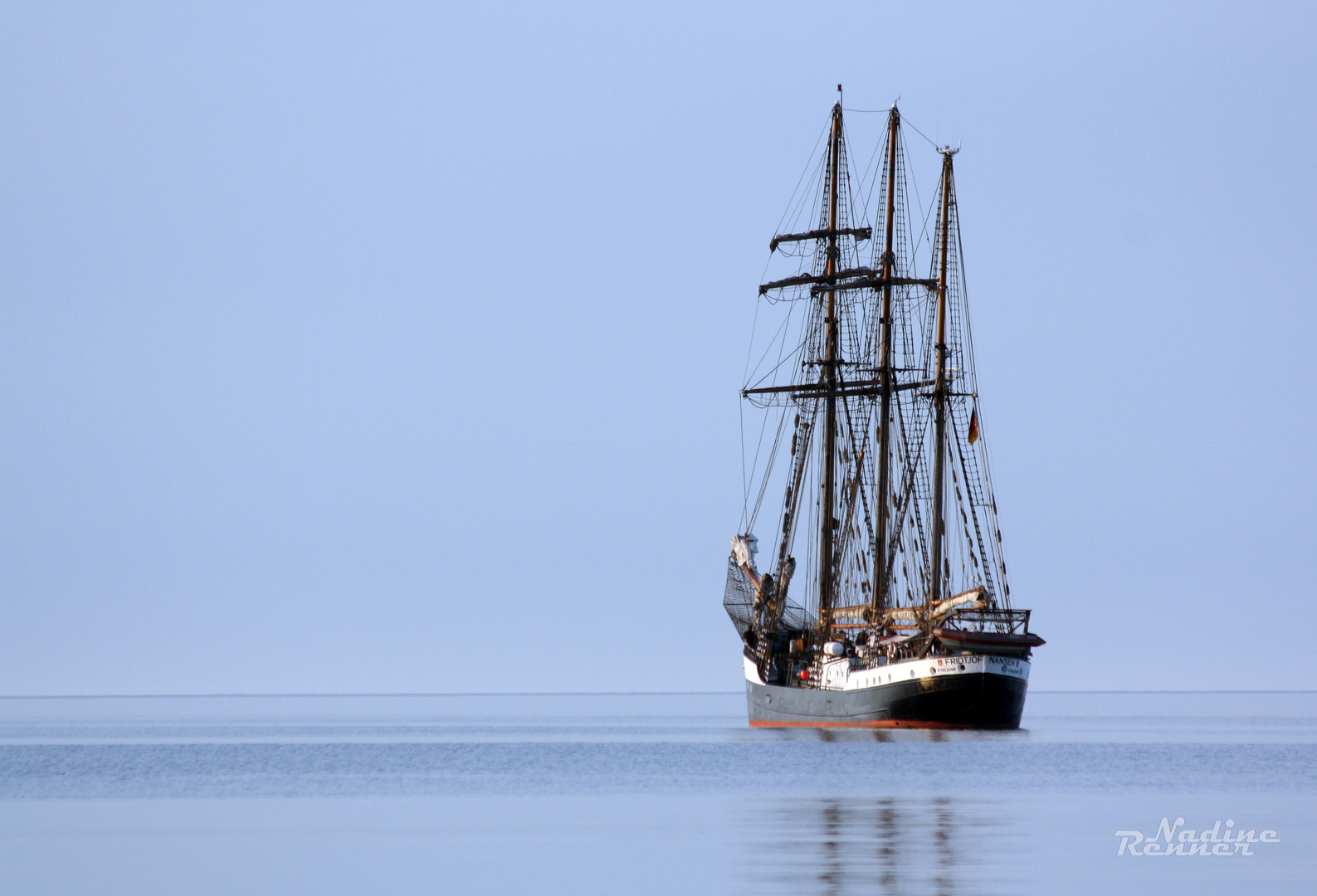 Segelschiff.