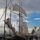 Segelschiff am Bontekai in Wilhelmshaven