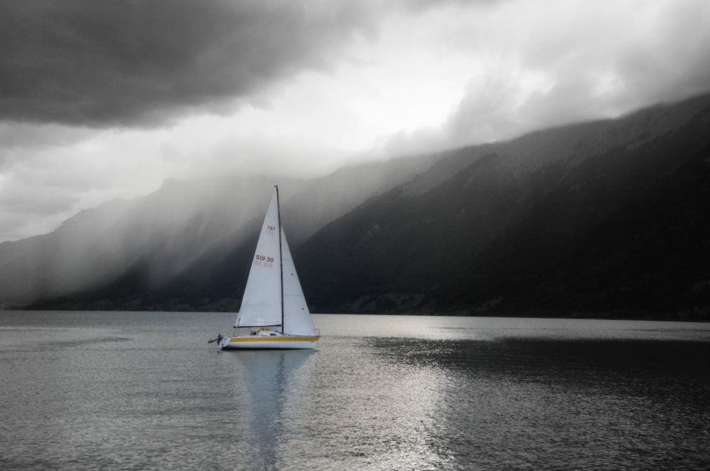 Segelschiff am Brienzersee!