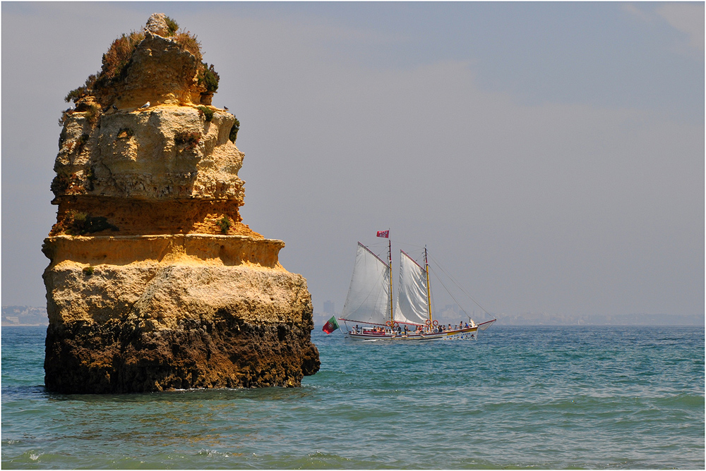 Segelschiff an der Algarve