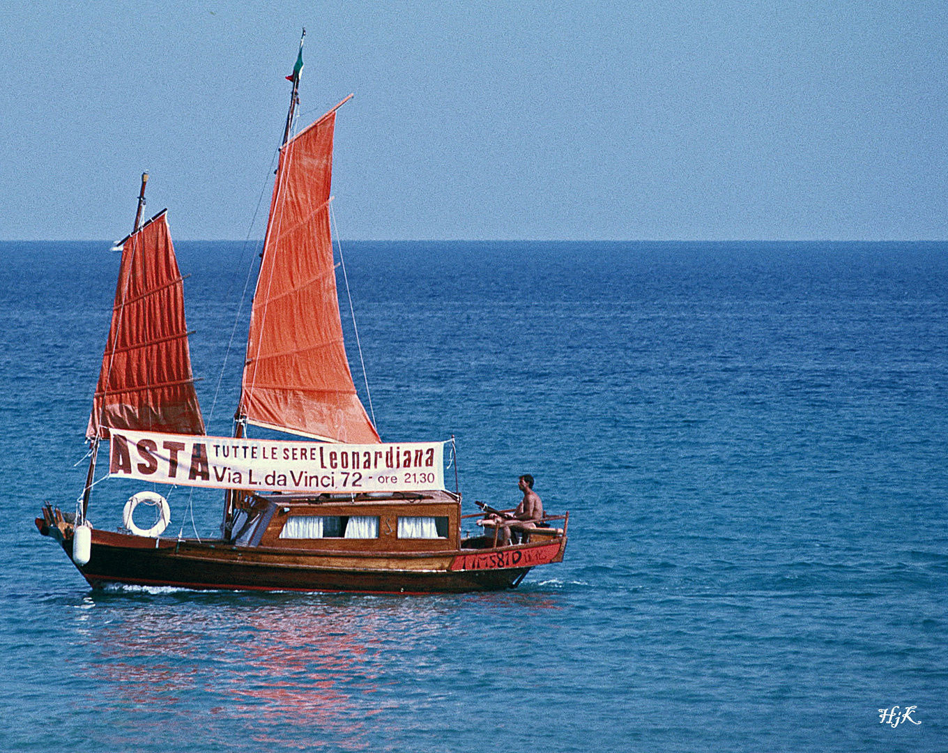 Segelschiff auf dem Mittelmeer ..