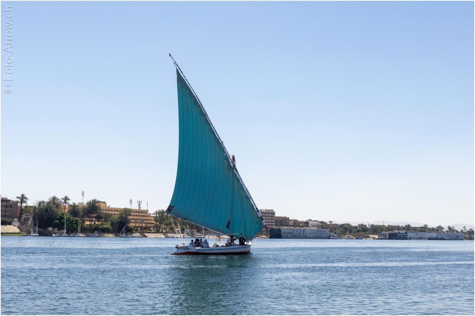Segelschiff auf dem Nil 