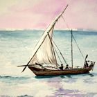 Segelschiff auf Sansibar