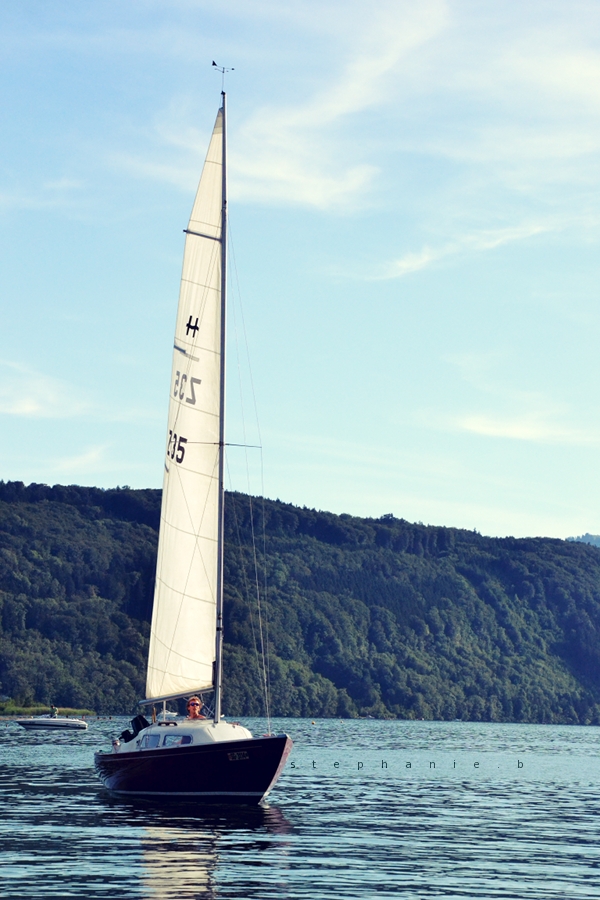 segelschiff aus Zürichsee