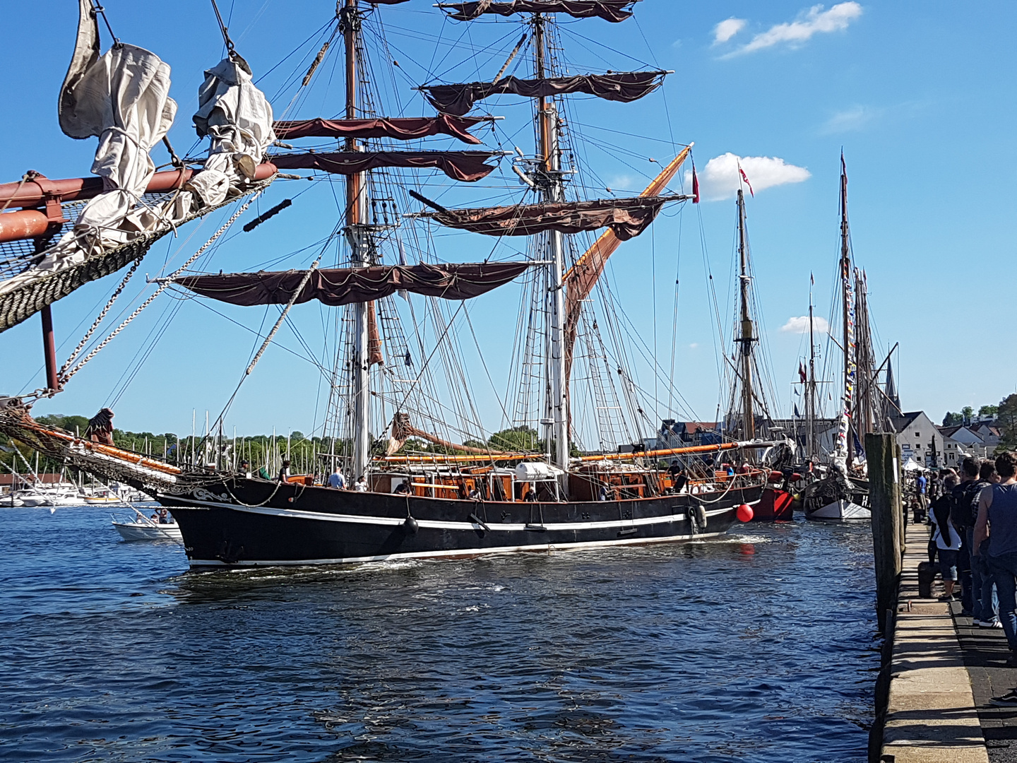 Segelschiff Flensburgerhafen