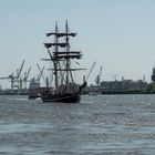 Segelschiff- Hafen Hamburg