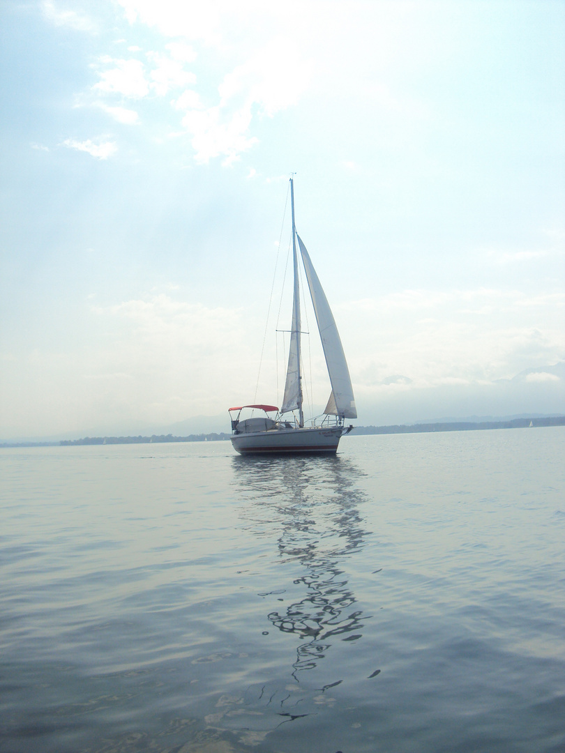 Segelschiff im Chiemsee