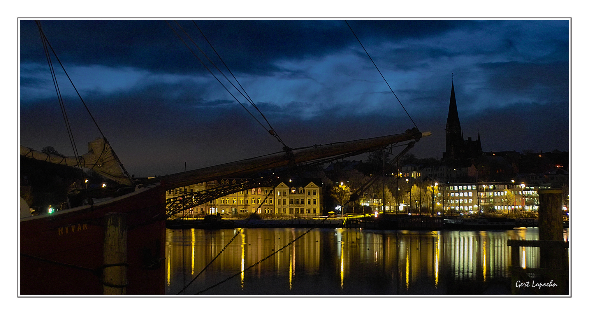 Segelschiff im Flensburger Hafen