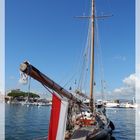 Segelschiff im Hafen