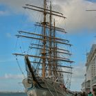 Segelschiff im Hafen