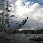 Segelschiff im Hafen von Oslo