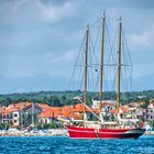 Segelschiff im Hafen von Zadar