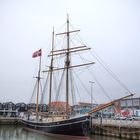 Segelschiff im Haven von Hvide Sande