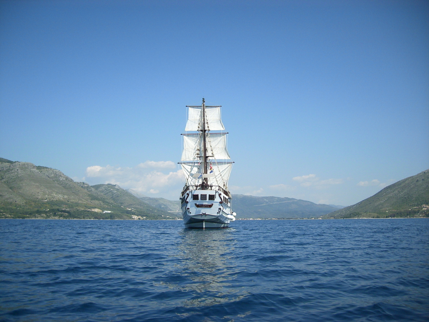 Segelschiff im Ionischen Meer