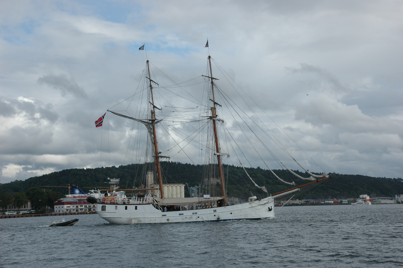 Segelschiff im Oslofjord