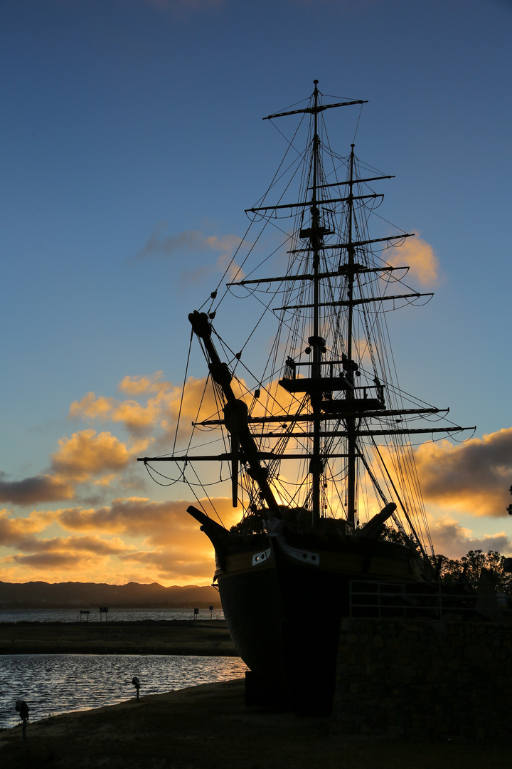 Segelschiff in Albany