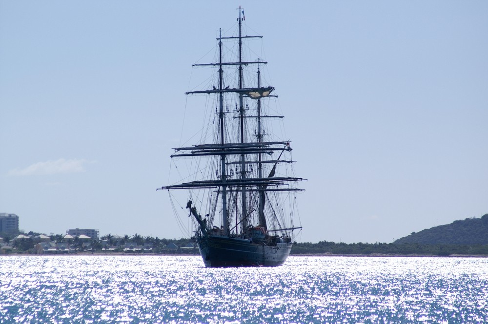 Segelschiff in der Karibik