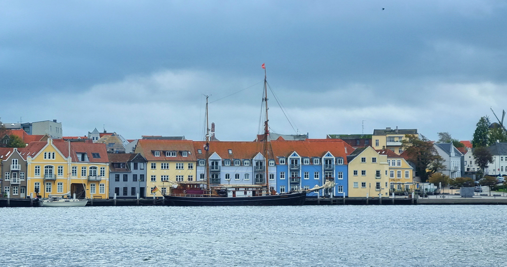 Segelschiff in Sønderborg