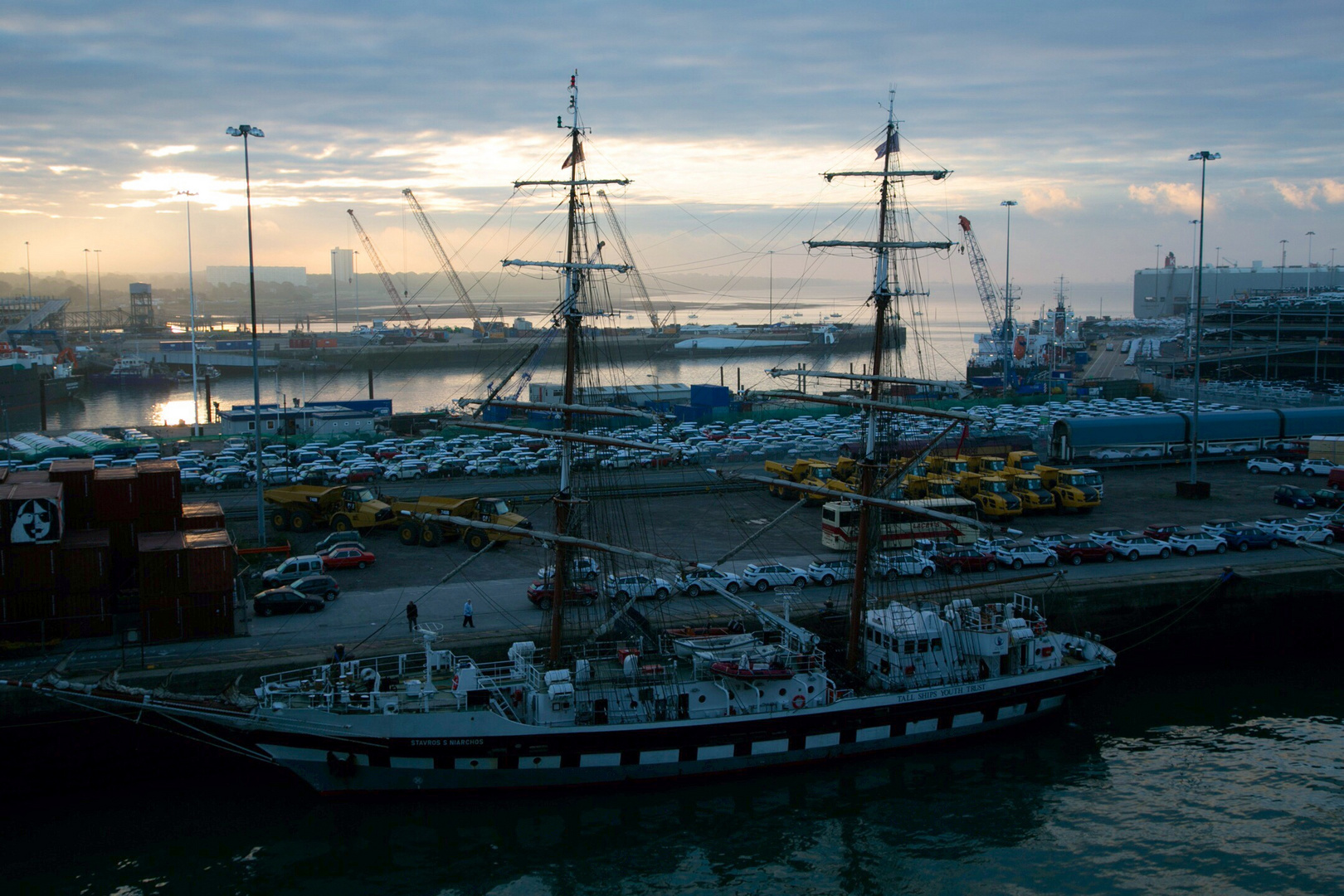 Segelschiff in Southampton