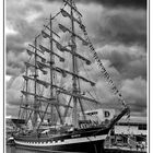 Segelschiff "Krusenstern" im Hafen von Tallinn