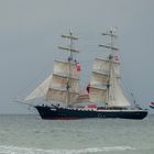 Segelschiff Mercedes auf Kurs