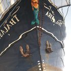 Segelschiff Thalassa beim Jade Weser Port Cup in Wilhelmshaven - Spiegelbild