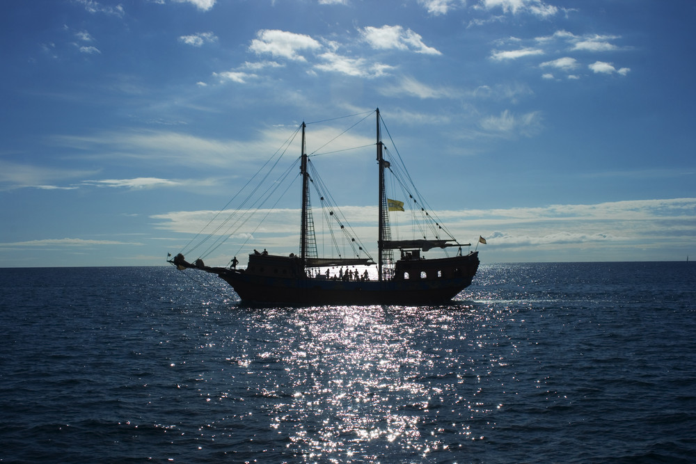 Segelschiff vor Gran Canaria