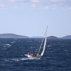 Segelschiff vor Primošten