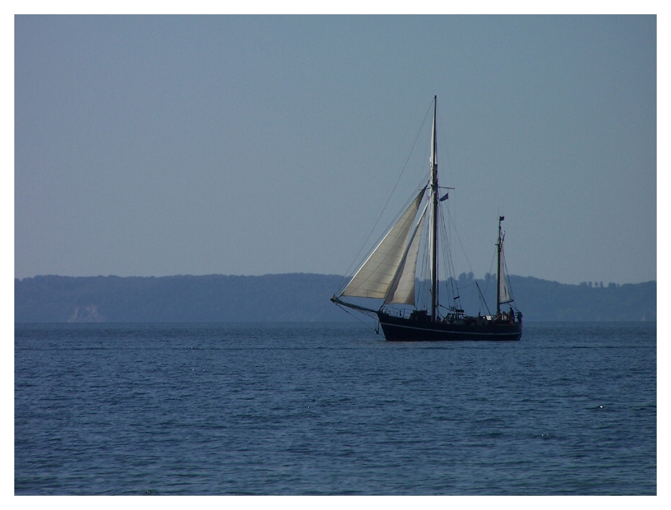 Segelschiff vor Rügen