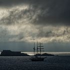 Segelschiff vor St. Malo