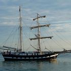 Segelschiff zur HanseSail in Warnemünde