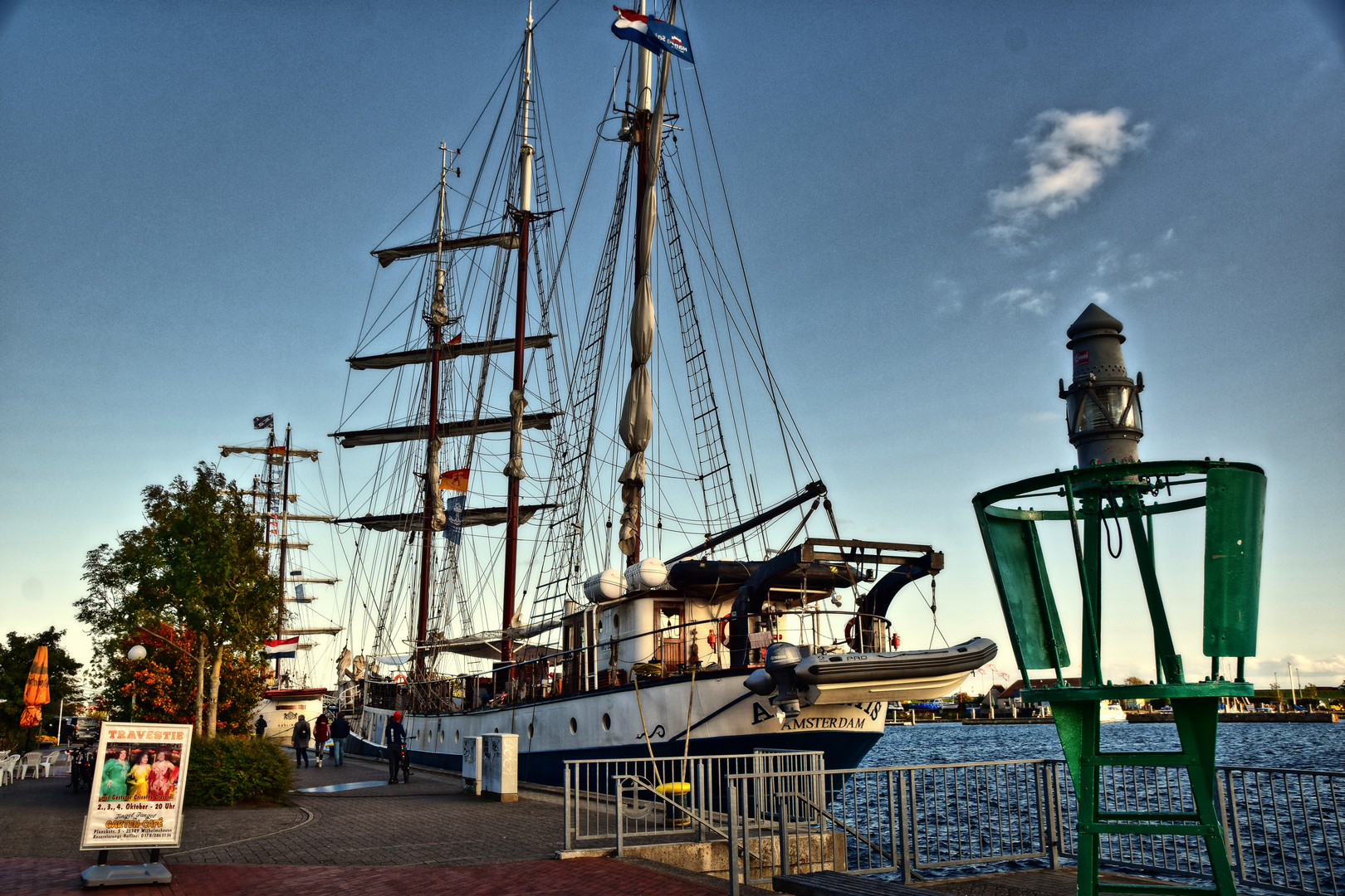 Segelschiffe am Bontekai